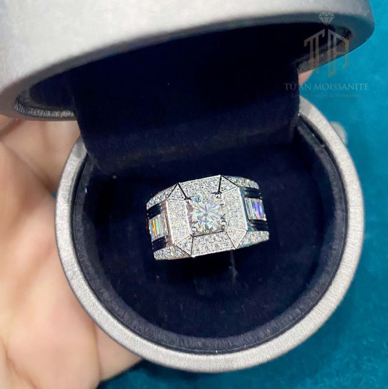 5 mẫu nhẫn kim cương nam vàng 18k phong cách thành đạt - JEMMIA DIAMOND