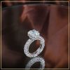 Nhẫn nữ kim cương nhân tạo Moissanite TAJ N1170 - tú an jewelry