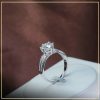 Nhẫn nữ kim cương nhân tạo Moissanite TAJ N1188 - tú an jewelry