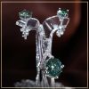 bộ trang sức kim cương nhân tạo TAJ 1003 TÚ AN JEWELRY