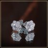 bông tai kim cương nhân tạo cao cấp TAJ BT1020 TÚ AN JEWELRY
