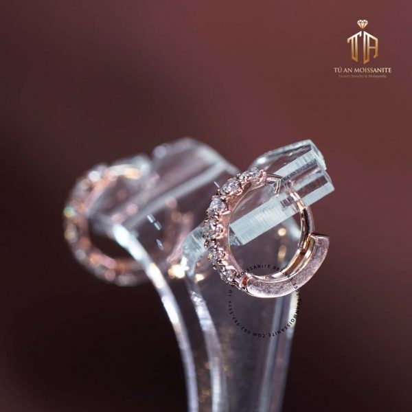bông tai kim cương nhân tạo cao cấp moissanite bt1019 tú an jewelry