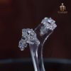 bông tai kim cương nhân tạo cao cấp moissanite bt1020 tú an jewelry