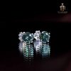 bông tai kim cương nhân tạo cao cấp moissanite n1121 tú an jewelry