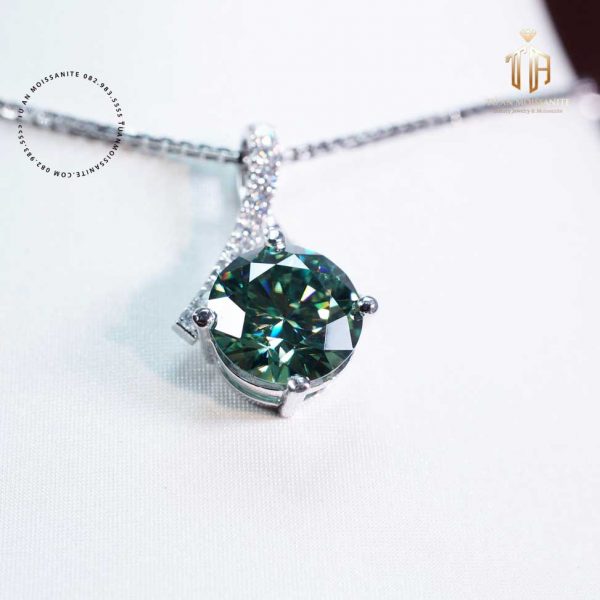 dây chuyền kim cương nhân tạo cao cấp moissanite d1014 tú an jewelry