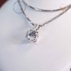 dây chuyền kim cương nhân tạo cao cấp moissanite d1016