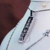 dây chuyền kim cương nhân tạo moissanite d1015