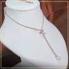dây chuyền kim cương nhân tạo taj d1012 tú an jewelry