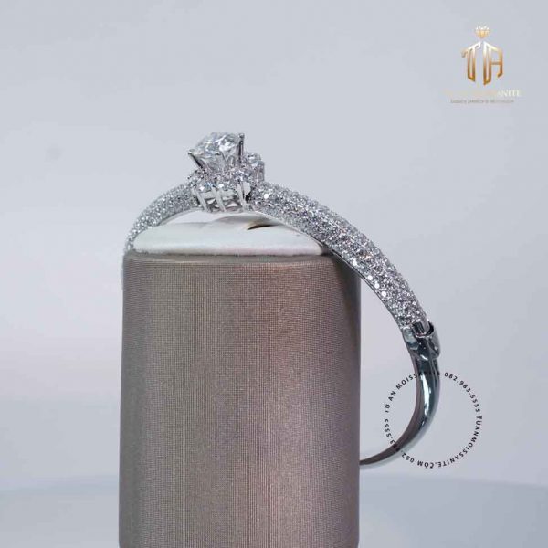lắc tay kim cương nhân tạo moissanite lt1011 tú an jewelry