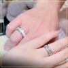 nhẫn cưới kim cương nhân tạo cao cấp TAJ NC1179 TÚ AN JEWELRY