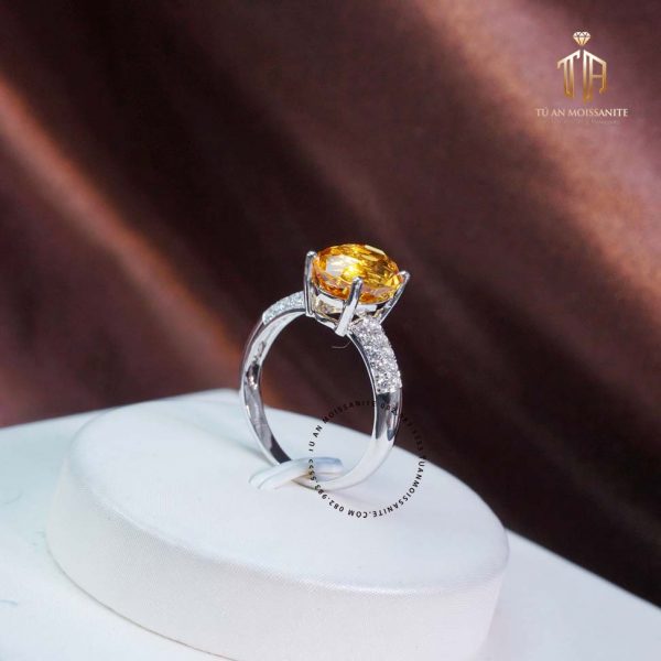 nhẫn kim cương nhân tạo cao cấp moissanite n1191 tú an jewelry