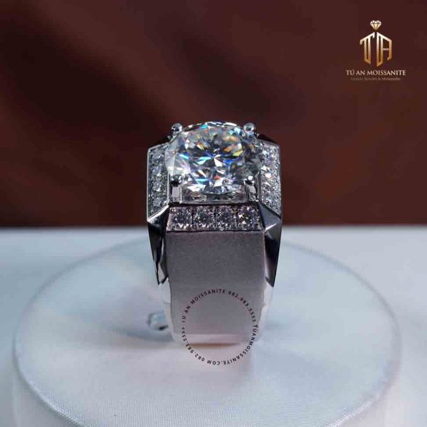 nhẫn nam kim cương nhân tạo moissanite n1192 tú an jewelry