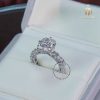 nhẫn nữ kim cương nhân tạo cao cấp moissanite n1170 tú an jewelry