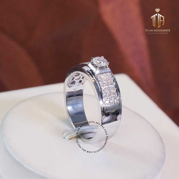 nhẫn nữ kim cương nhân tạo cao cấp moissanite n1176 tú an jewelry