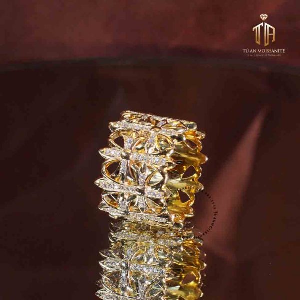 nhẫn nữ kim cương nhân tạo cao cấp moissanite n1181 tú an jewelry