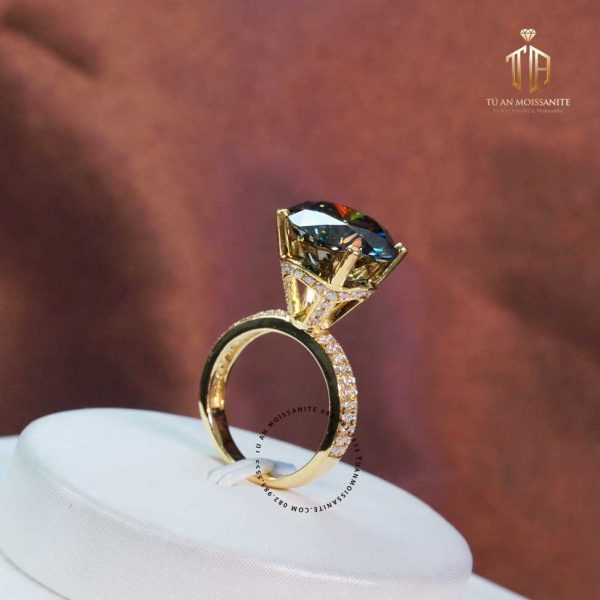 nhẫn nữ kim cương nhân tạo cao cấp moissanite n1187 tú an jewelry