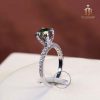 nhẫn nữ kim cương nhân tạo cao cấp moissanite n1194 tú an moissanite