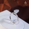 nhẫn nữ kim cương nhân tạo cao cấp n1166 tú an jewelry