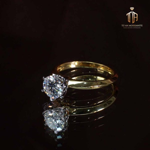 nhẫn nữ kim cương nhân tạo cao cấp n1168 tú an jewelry