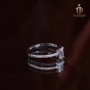 nhẫn nữ kim cương nhân tạo cao cấp n1175 tú an moissanite