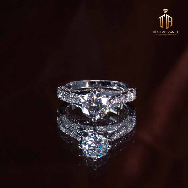 nhẫn nữ kim cương nhân tạo cao cấp n1177 tú an jewelry