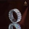 nhẫn nữ kim cương nhân tạo cao cấp n1182 tú an moissanite