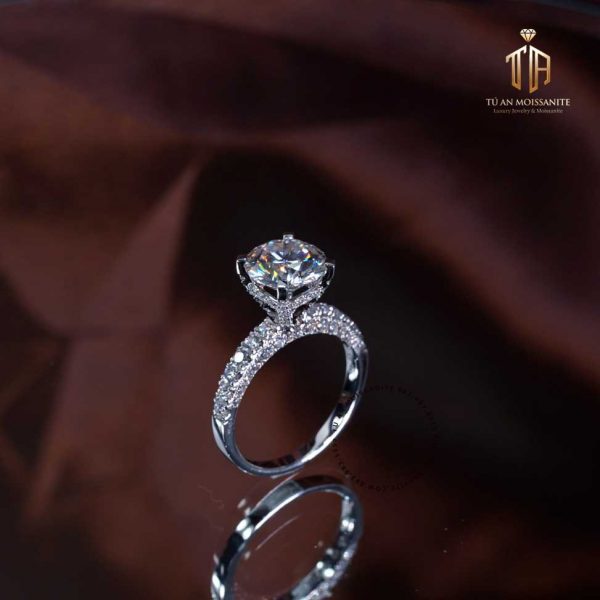 nhẫn nữ kim cương nhân tạo cao cấp n1190 tú an jewelry