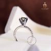 nhẫn nữ kim cương nhân tạo cao cấp n1194 tú an moissanite