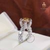 nhẫn nữ kim cương nhân tạo moissanite n1174 tú an moissanite