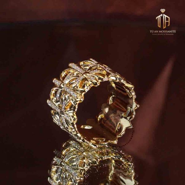 nhẫn nữ kim cương nhân tạo moissanite n1181 tú an jewelry