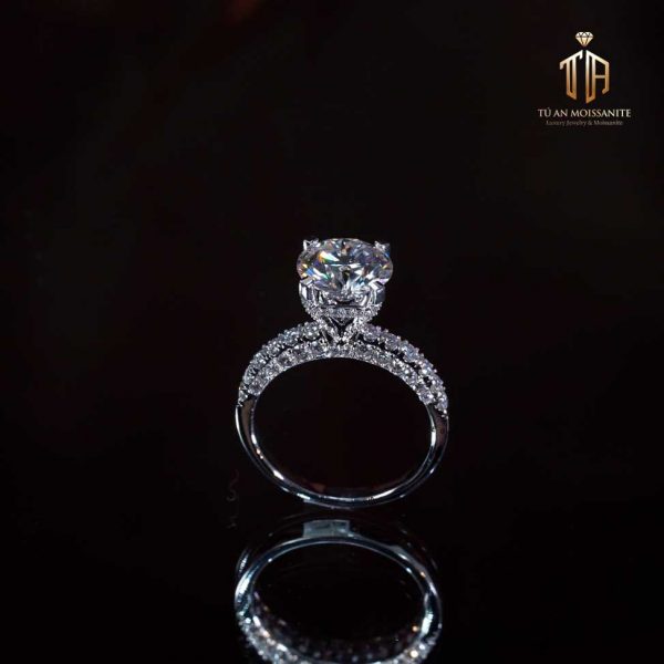 nhẫn nữ kim cương nhân tạo moissanite n1190 tú an jewelry