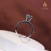 nhẫn nữ kim cương nhân tạo moissanite n1194 tú an moissanite