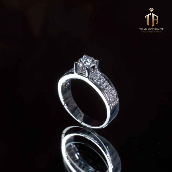 nhẫn nữ kim cương nhân tạo moissnaite n1171 tú an jewelry