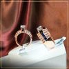 nhẫn cưới kim cương nhân tạo cao cấp TAJ NC1296 TÚ AN JEWELRY