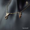 mặt dây chuyền đính kim cương d1207