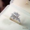 nhẫn nữ moissanite đẹp n1982