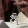 nhẫn nữ moissanite cao cấp n1982
