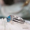 nhẫn đá topaz đẹp