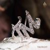 dây chuyền kim cương moissanite