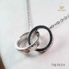 dây chuyền kim cương đẹp taj d1211