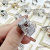 nhẫn nam kim cương thiên nhiên taj n1999