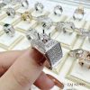 nhẫn kim cương đẹp taj n1999