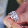 nhẫn kim cưng thiên nhiên taj n2035