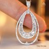 dây chuyền kim cương taj d1244