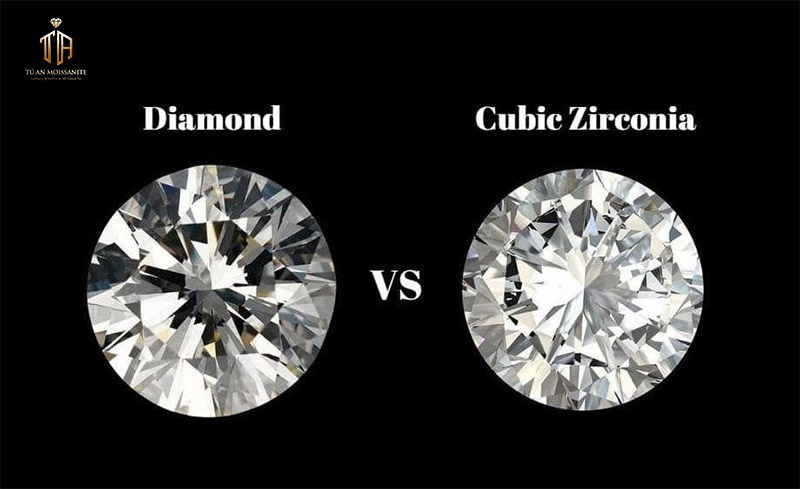 so sánh đá cz và kim cương