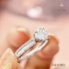 nhẫn kim cương taj n2083