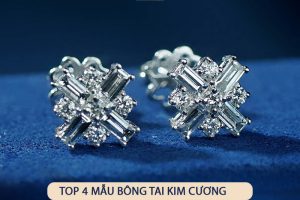 Top 4 Mẫu Bông Tai Kim Cương Nhân Tạo Đẹp, Giá Rẻ 2025